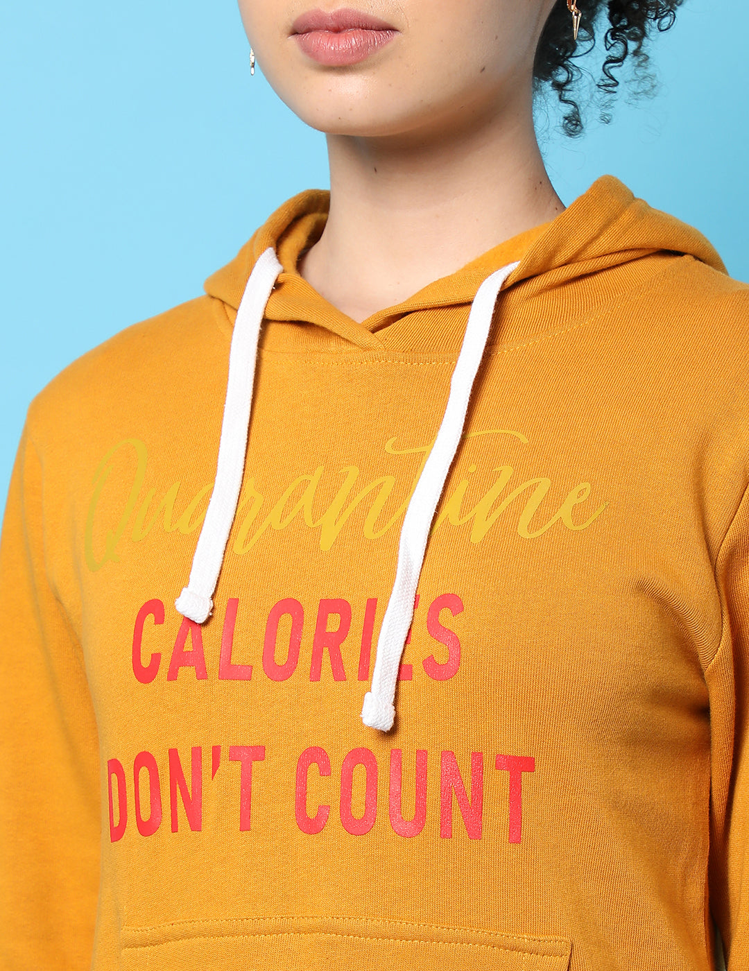 Stylish Printed Hooded Sweatshirt