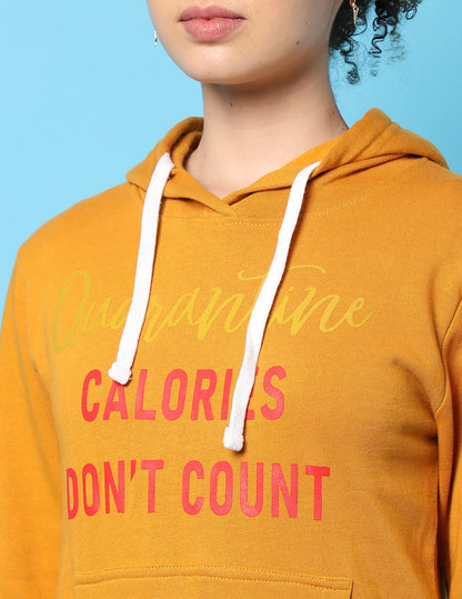 Stylish Printed Hooded Sweatshirt