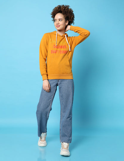 Stylish Printed Hooded Sweatshirt