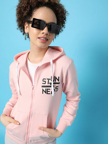 Zip-Front Stunners Hoodie With Kangaroo Pockets