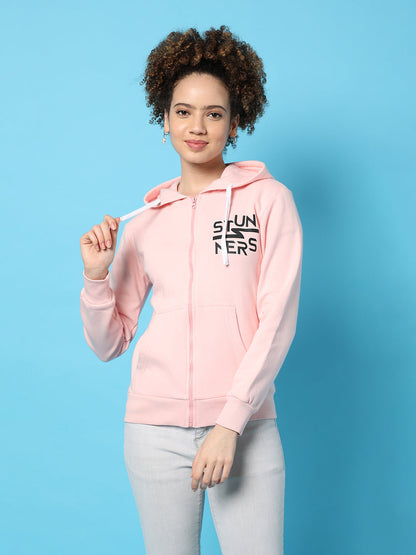 Zip-Front Stunners Hoodie With Kangaroo Pockets