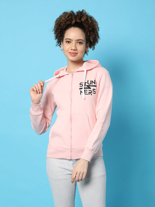 Zip-Front Stunners Hoodie With Kangaroo Pockets