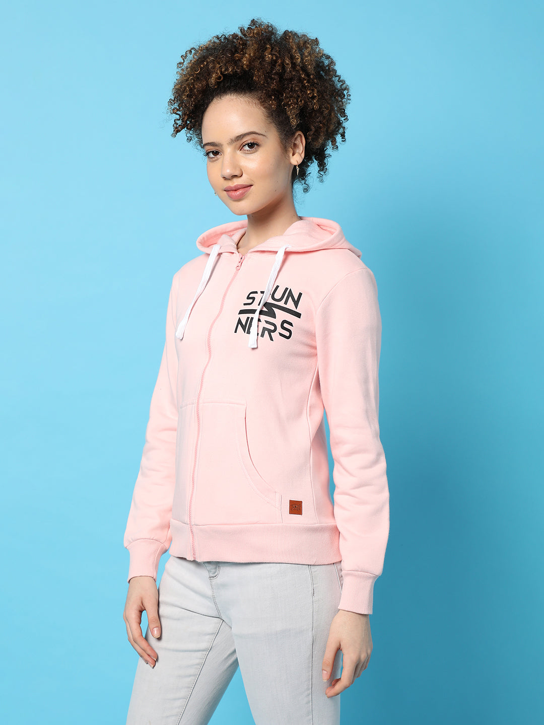 Zip-Front Stunners Hoodie With Kangaroo Pockets