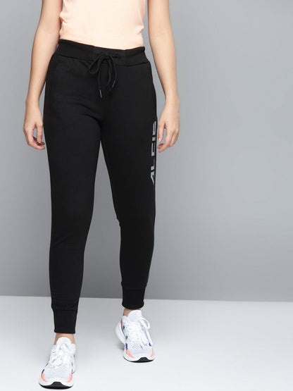 Alcis Women Solid Black Jogger