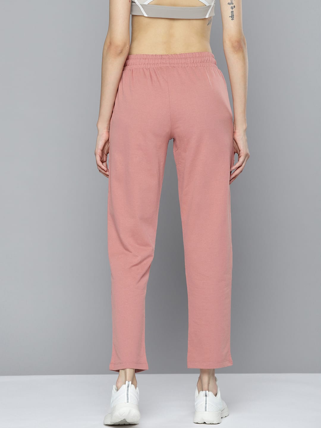 Alcis Women Pink Solid Track Pant