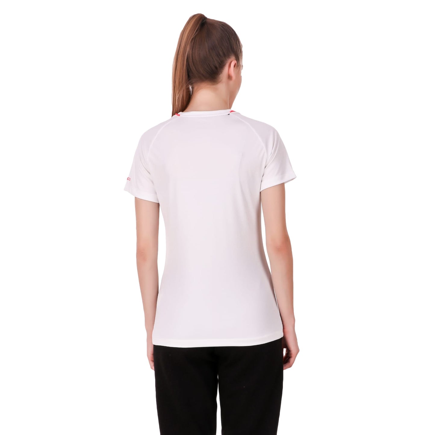 Alcis Women Printed White Tshirts