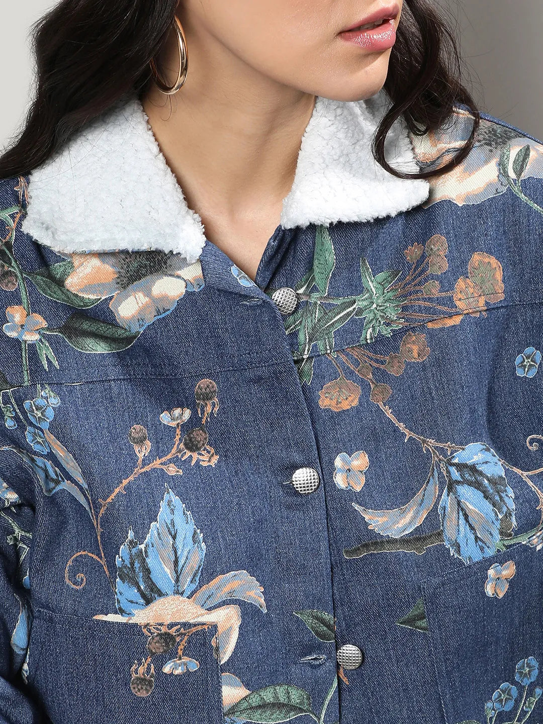 Botanical Denim Jacket