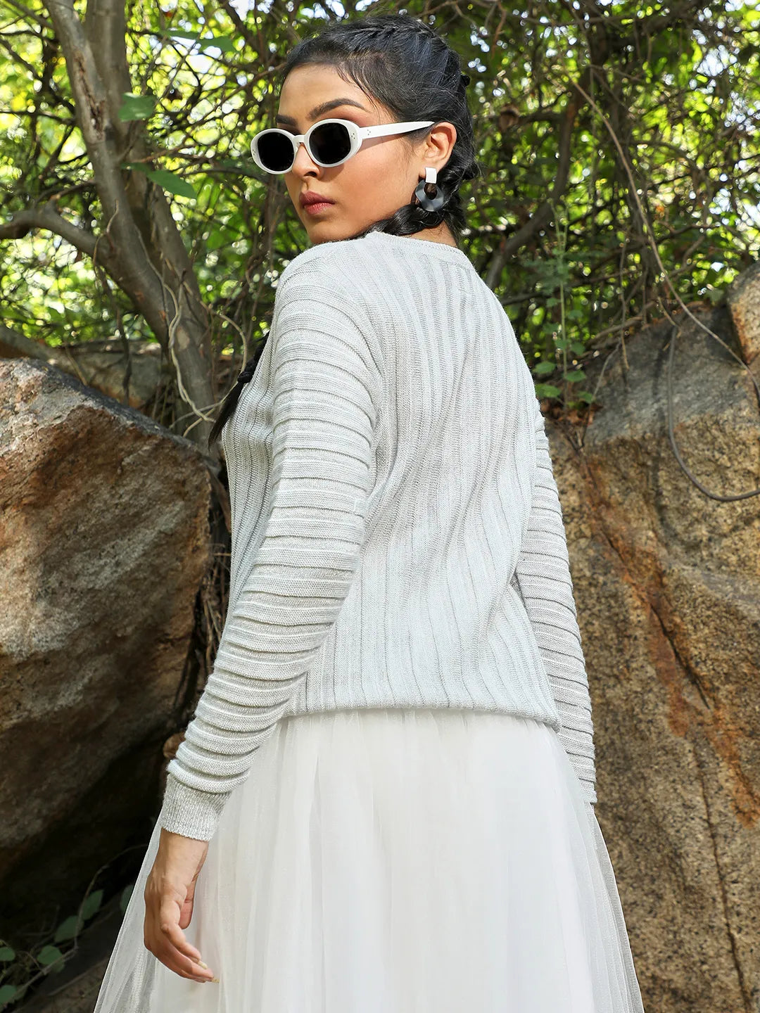 Ribbed Knit Sweater