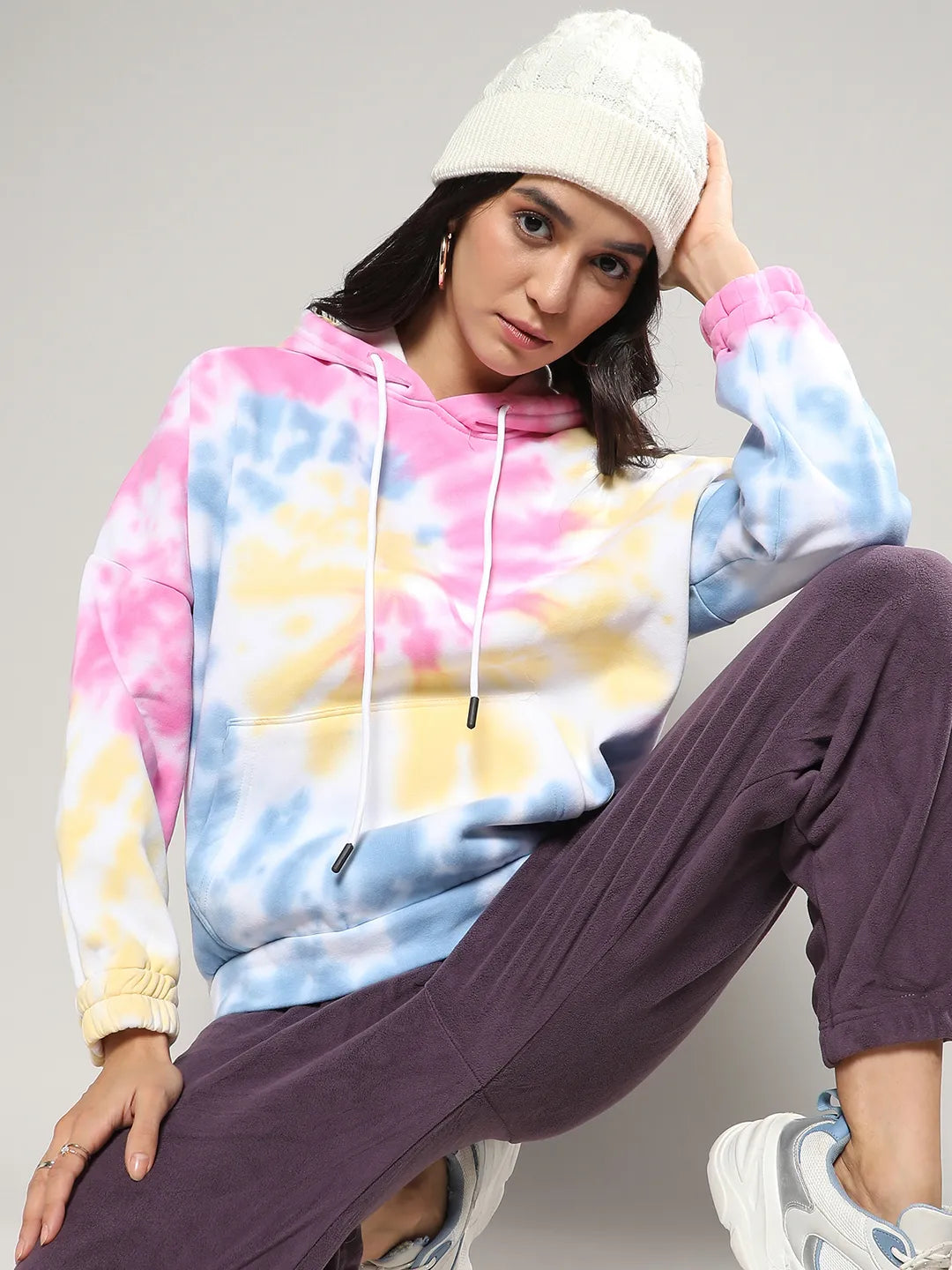 Oversized Tie-Dye Hoodie