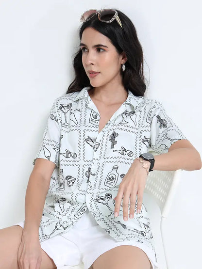 The Tequila Postcard Shirt