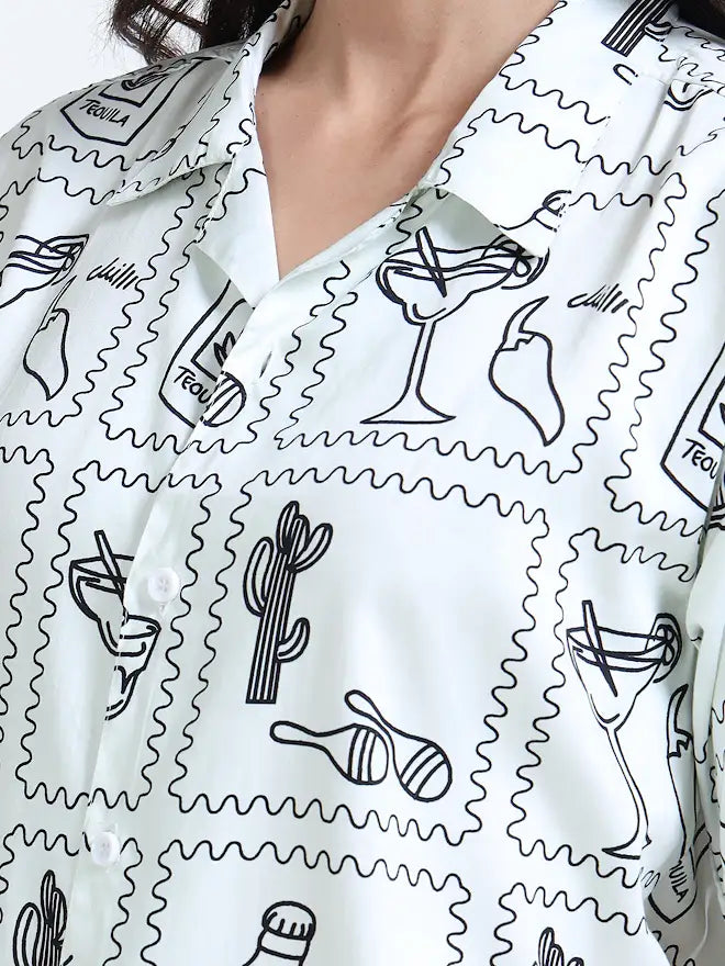 The Tequila Postcard Shirt