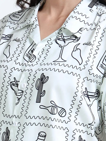 The Tequila Postcard Shirt