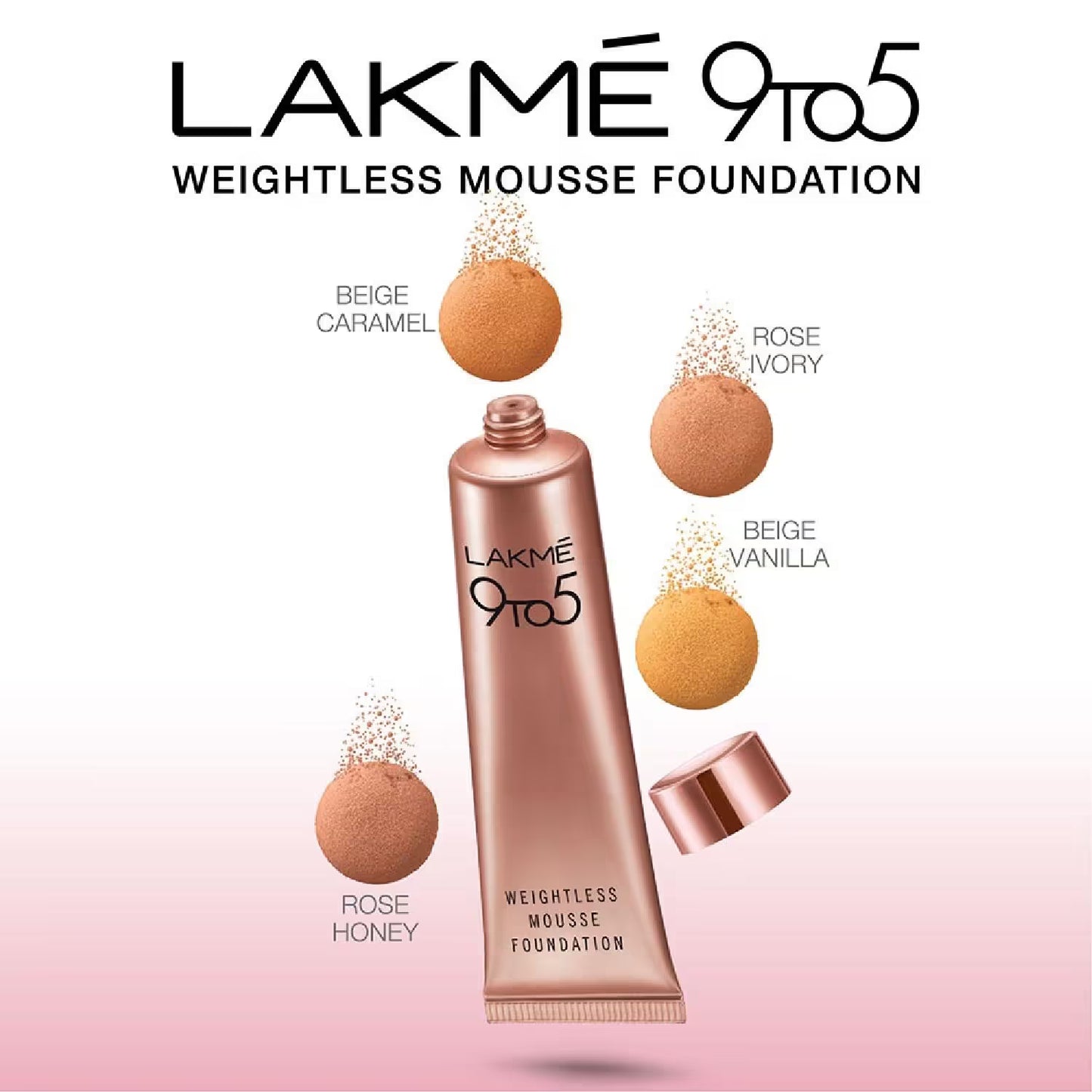 Lakme 9To5 Powerplay Mousse Foundation - Beige Vanilla