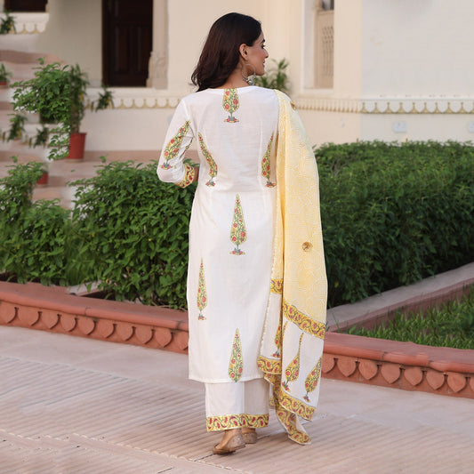 YELLOW MUGHAL SUIT