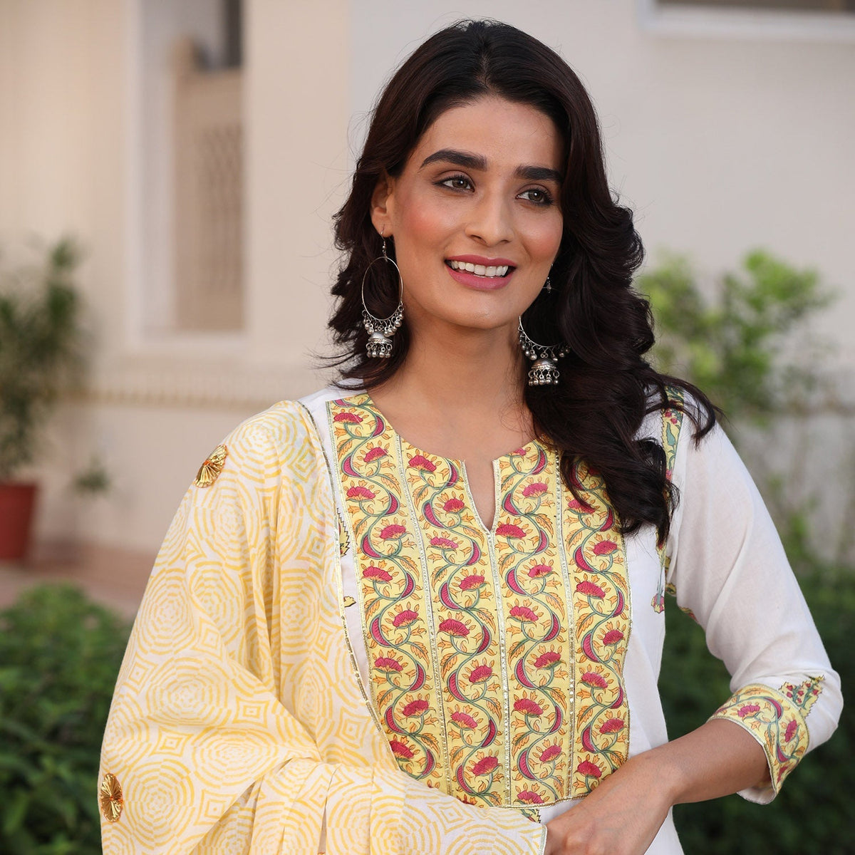 YELLOW MUGHAL SUIT