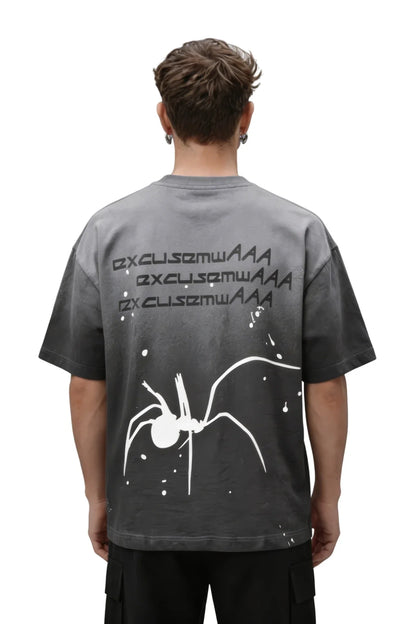 Grey Spider Unisex Oversized T-shirt
