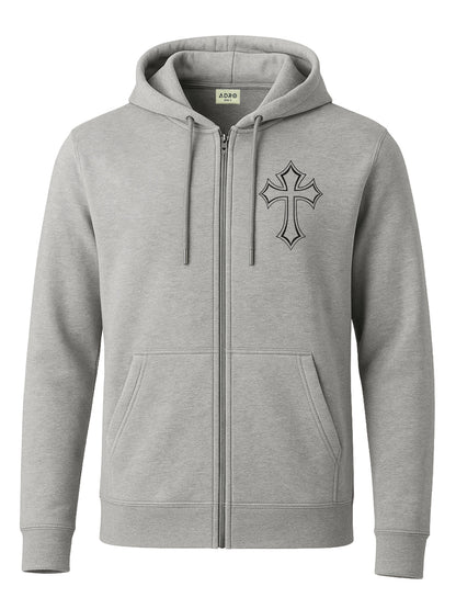 Men’s Regular Fit Zip-Up Hoodie