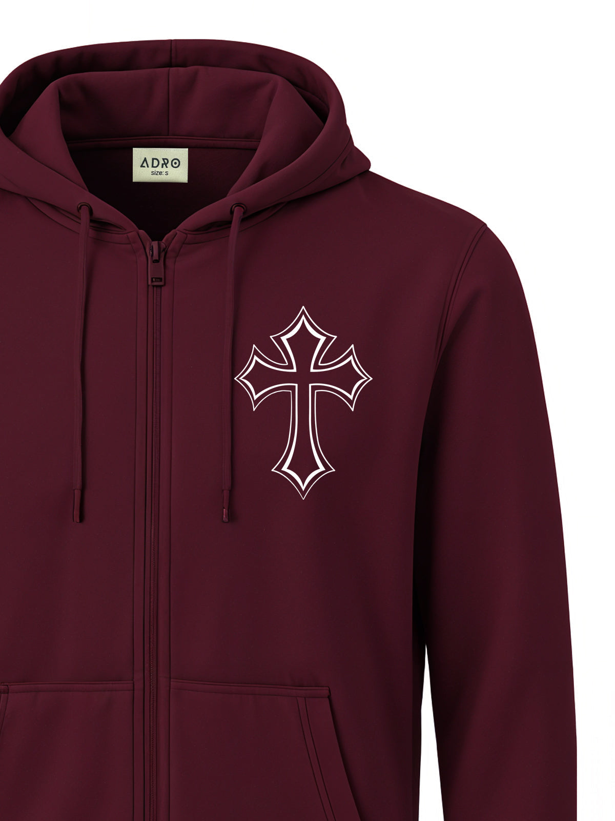 Men’s Regular Fit Zip-Up Hoodie