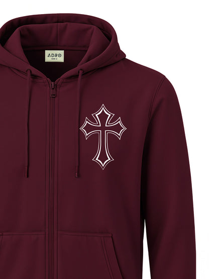 Men’s Regular Fit Zip-Up Hoodie