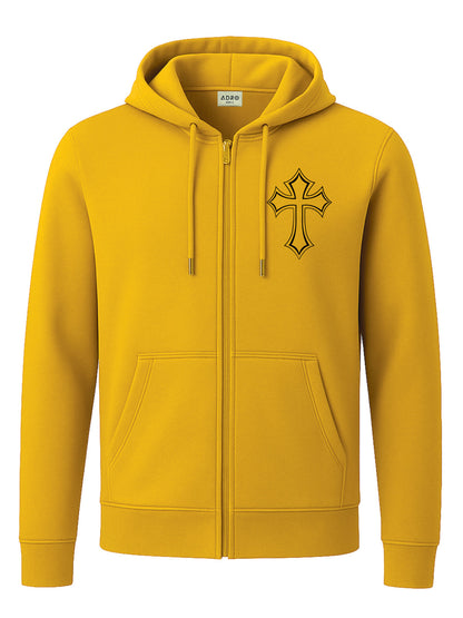 Men’s Regular Fit Zip-Up Hoodie