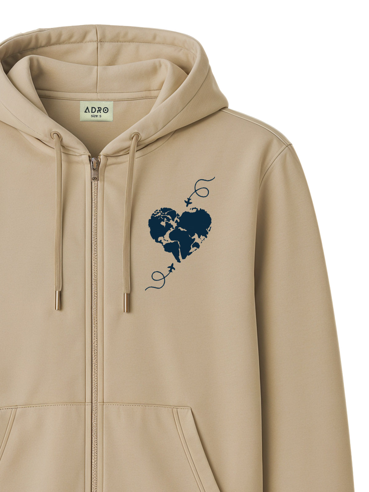 Men’s Regular Fit Zip-Up Hoodie