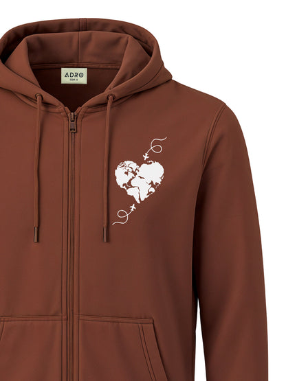 Men’s Regular Fit Zip-Up Hoodie