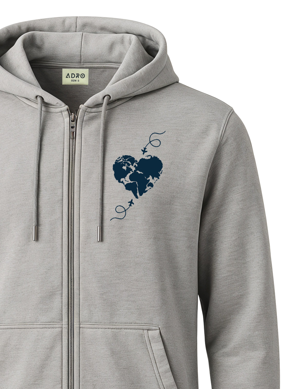 Men’s Regular Fit Zip-Up Hoodie