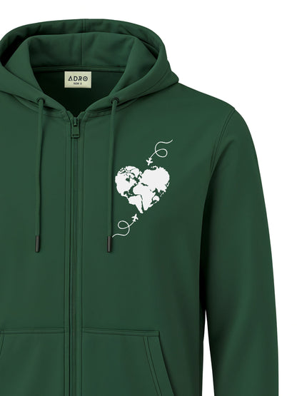 Men’s Regular Fit Zip-Up Hoodie