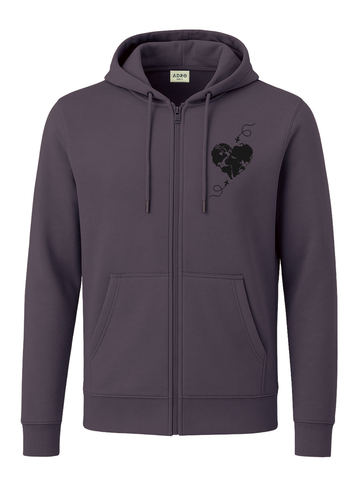 Men’s Regular Fit Zip-Up Hoodie