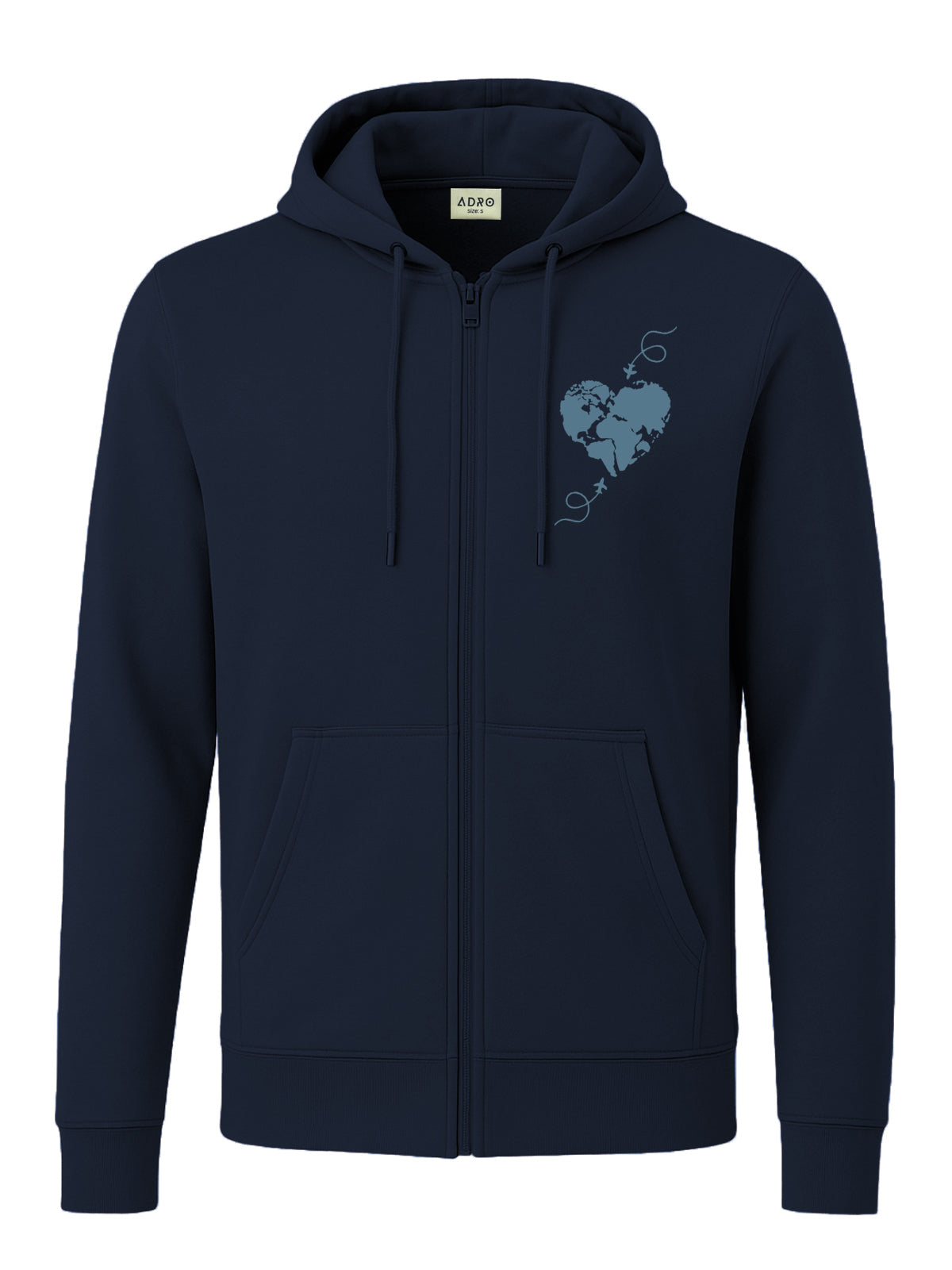 Men’s Regular Fit Zip-Up Hoodie