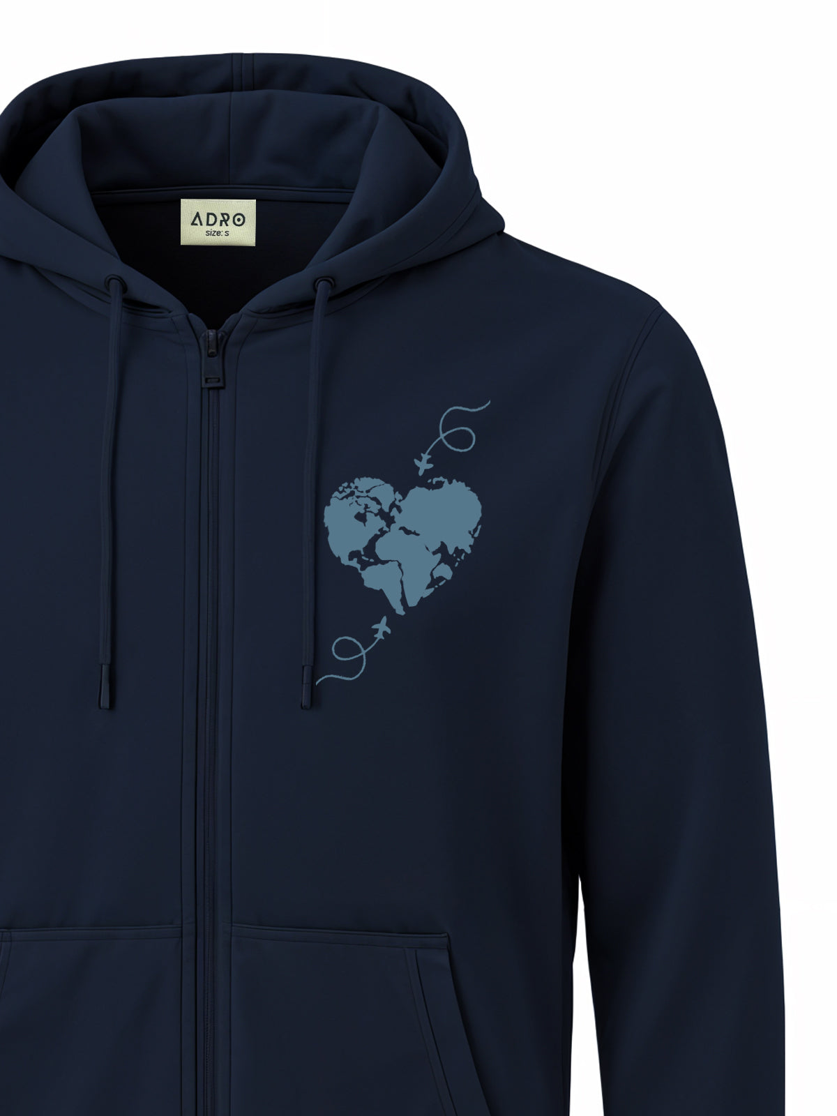 Men’s Regular Fit Zip-Up Hoodie