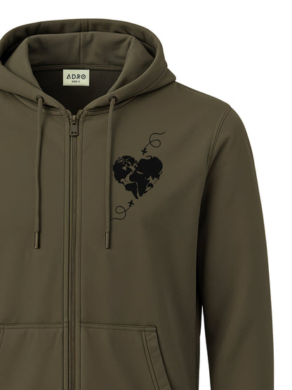 Men’s Regular Fit Zip-Up Hoodie