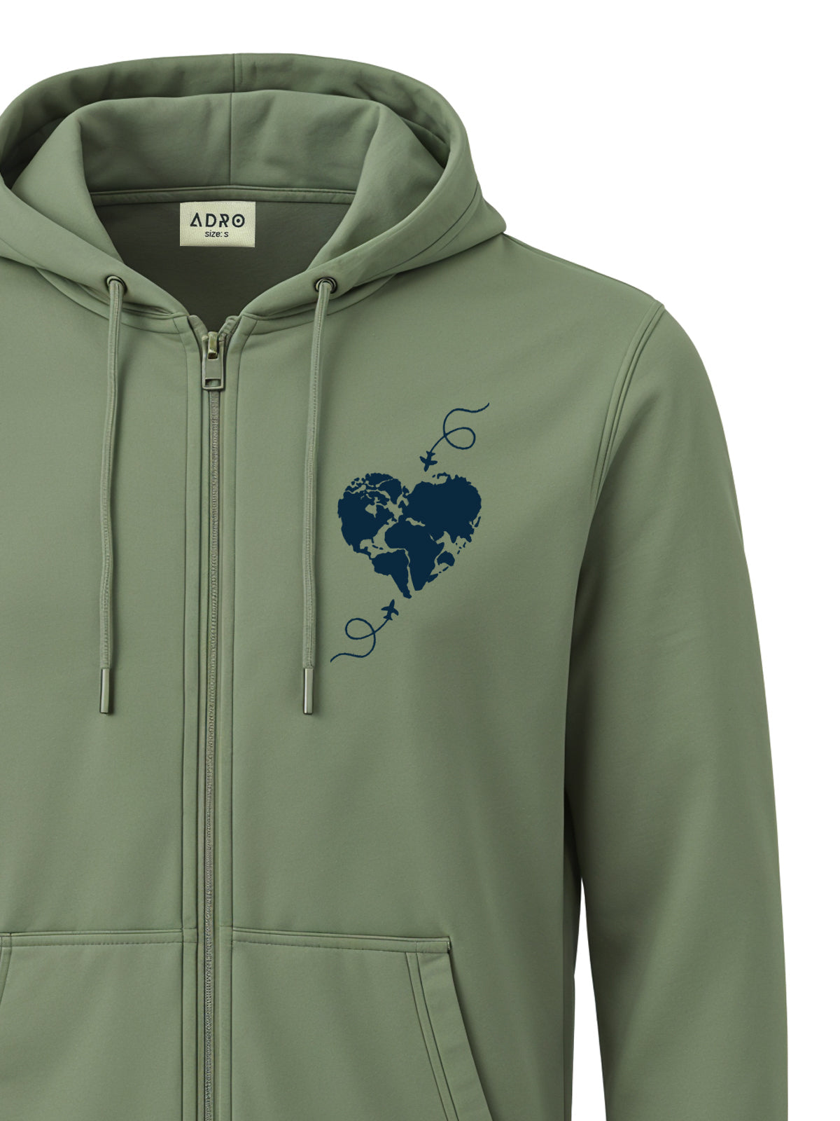 Men’s Regular Fit Zip-Up Hoodie