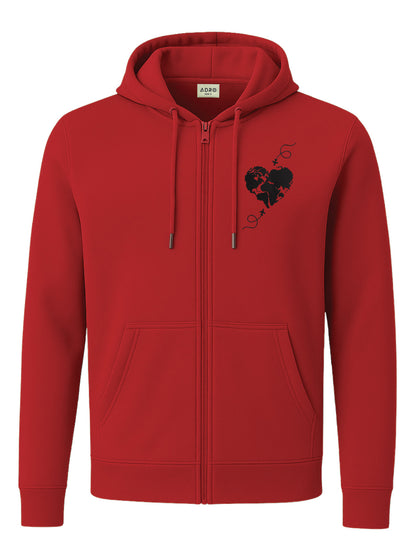 Men’s Regular Fit Zip-Up Hoodie