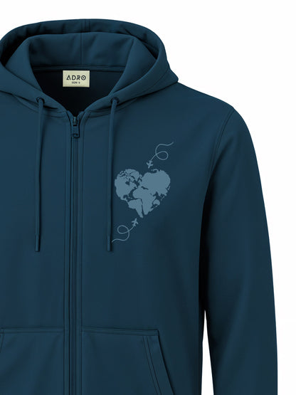 Men’s Regular Fit Zip-Up Hoodie