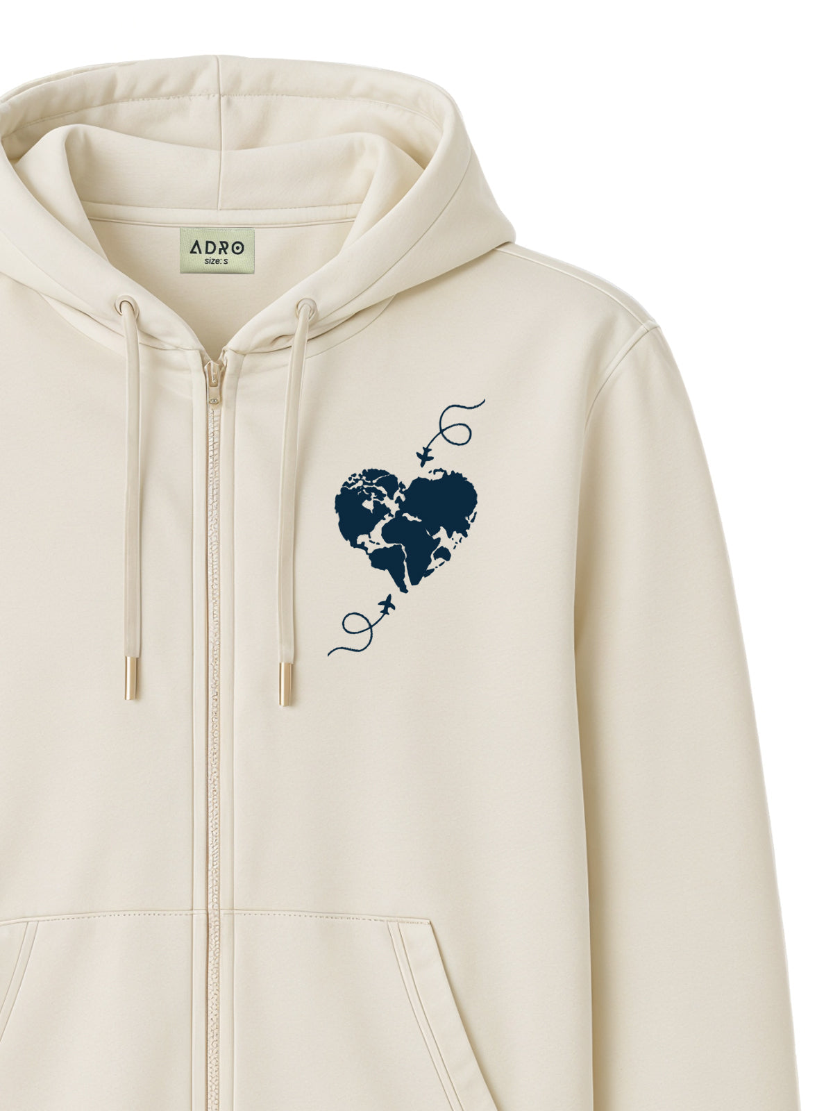 Men’s Regular Fit Zip-Up Hoodie