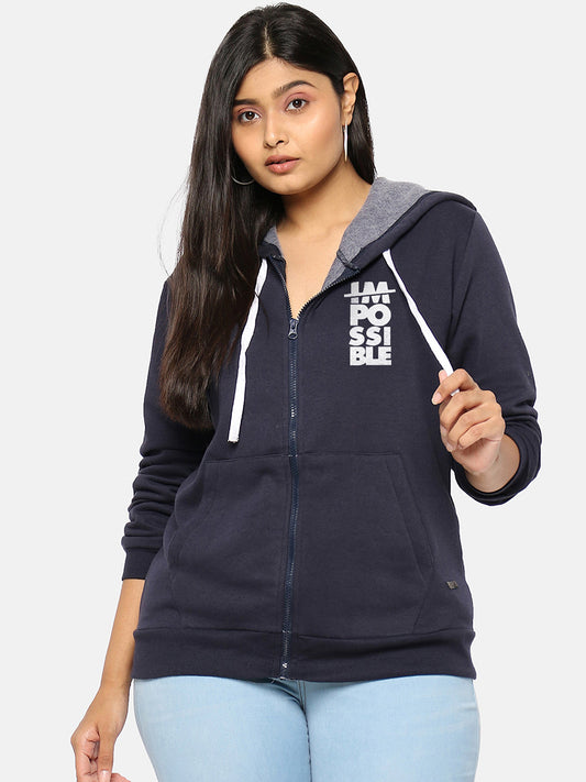 Sweatshirt With Zip Closure
