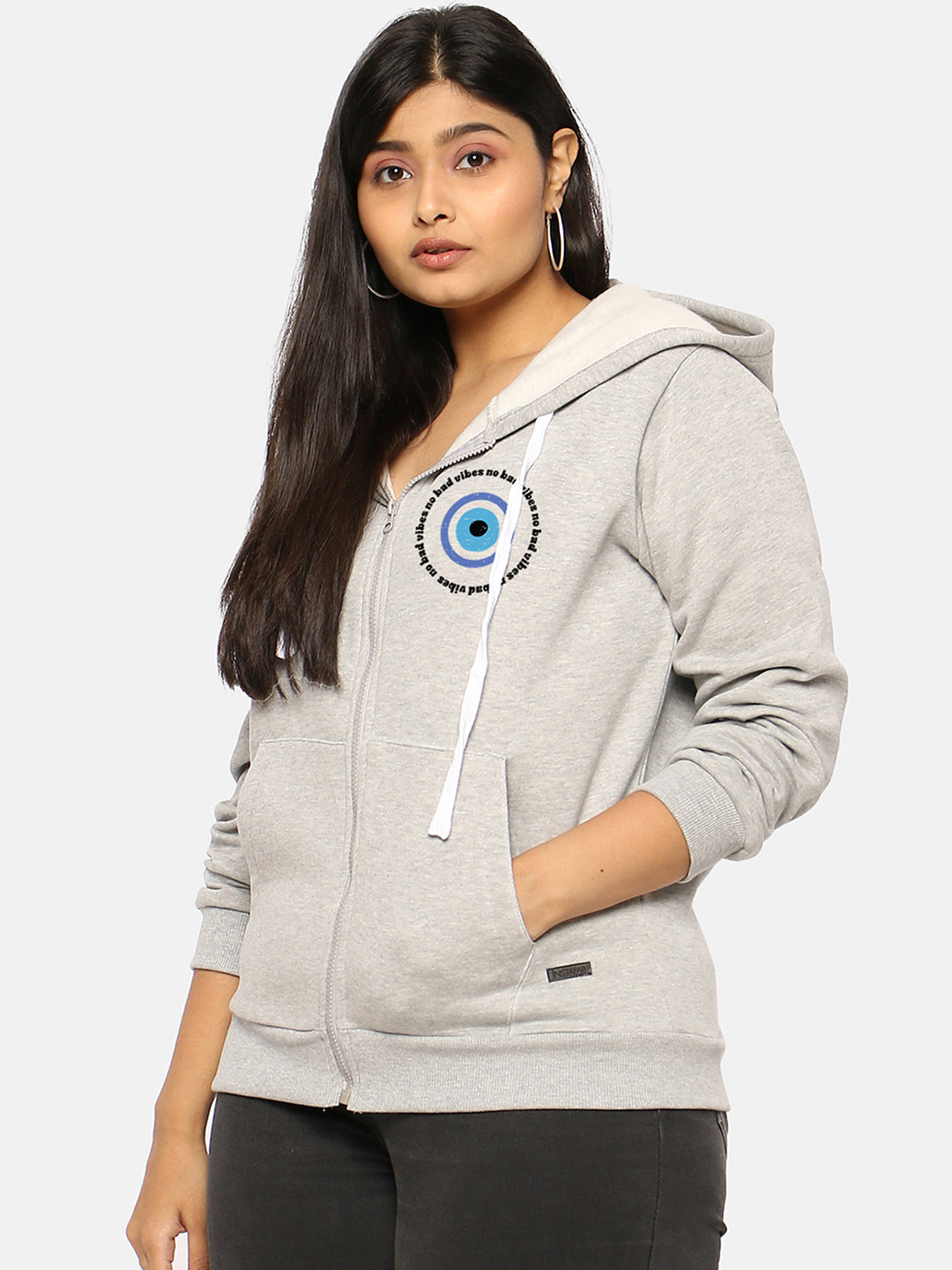 Typographic Sweatshirt With Hood