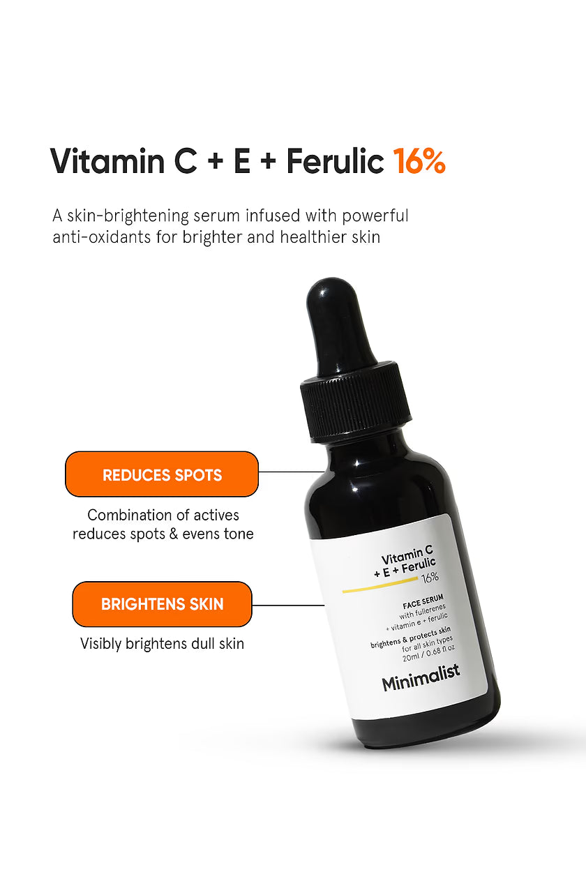 Minimalist Vitamin C+E+16% Ferulic Face Serum 20 MILLI_LITRE