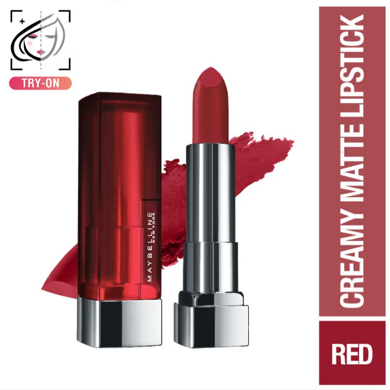 Maybelline New York Color Sensational Creamy Matte Lipstick - 691 Rich Ruby 3.9000000953674316 GRAM