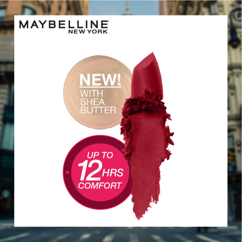 Maybelline New York Color Sensational Creamy Matte Lipstick - 691 Rich Ruby 3.9000000953674316 GRAM