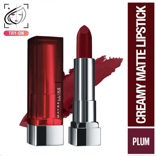 Maybelline New York Sensational Creamy Matte Lipstick Hydrating Formula - 903 Midnight Date 3.9000000953674316 GRAM