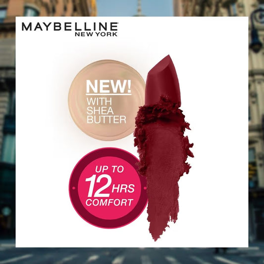 Maybelline New York Sensational Creamy Matte Lipstick Hydrating Formula - 903 Midnight Date 3.9000000953674316 GRAM