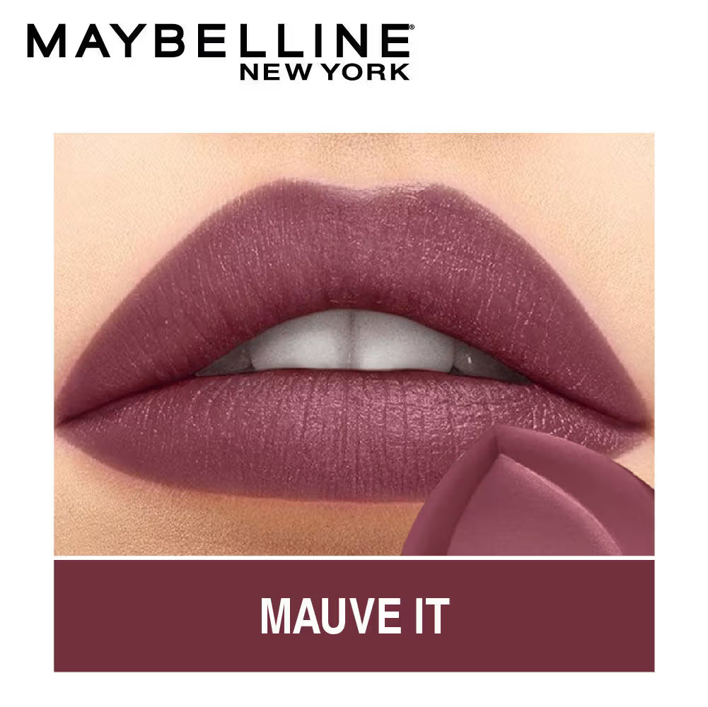 Maybelline New York Sensational Creamy Matte Lipstick Hydrating Formula - 812 MAUVE IT UP