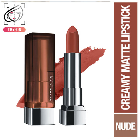 Maybelline New York Color Sensational Creamy Matte Lipstick - 673 Midtown Pink 3.9000000953674316 GRAM