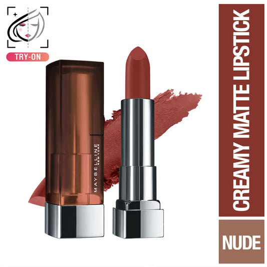 Maybelline New York Color Sensational Creamy Matte Lipstick - 676 East Village Rose 3.9000000953674316 GRAM