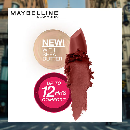 Maybelline New York Color Sensational Creamy Matte Lipstick - 676 East Village Rose 3.9000000953674316 GRAM