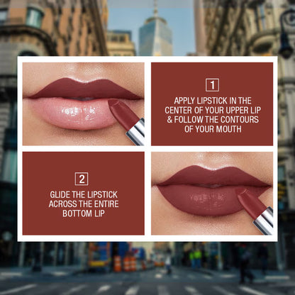Maybelline New York Color Sensational Creamy Matte Lipstick - 676 East Village Rose 3.9000000953674316 GRAM