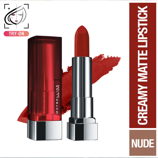 Maybelline New York Color Sensational Creamy Matte Lipstick - 677 Noho Amber 3.9000000953674316 GRAM
