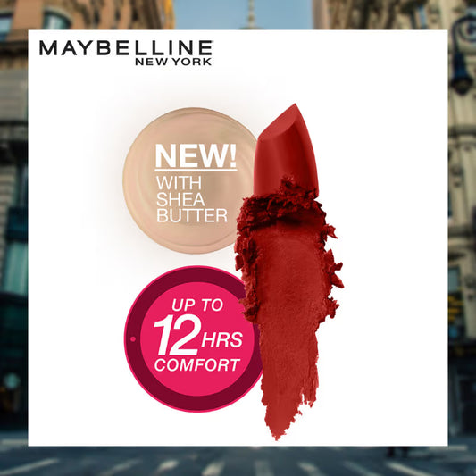 Maybelline New York Color Sensational Creamy Matte Lipstick - 677 Noho Amber 3.9000000953674316 GRAM